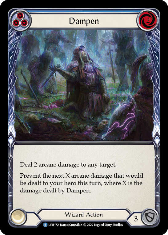 Dampen (Blue) | Rare [Rainbow Foil]