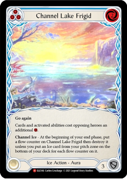 Channel Lake Frigid | Majestic [Alternate Art Rainbow Foil] - First Edition